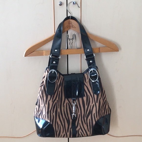 Animal Print Nine West Shoulder Bag - Picture 1 of 5